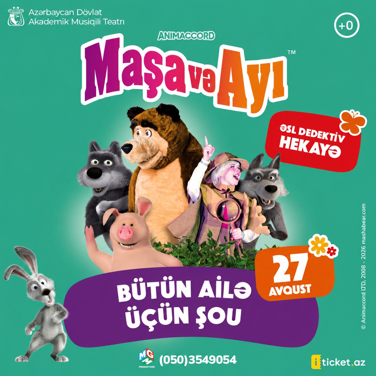 Maşa və Ayı. Əsl detektiv hekayə 27 avqust