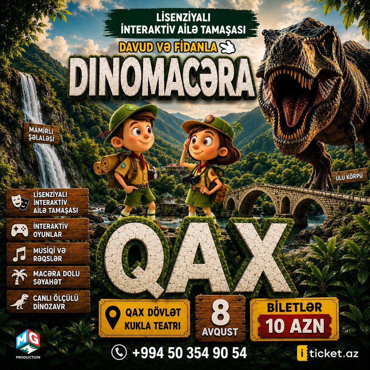 "Dino Ada" Davud və Fidanla - Qax 8 avqust
