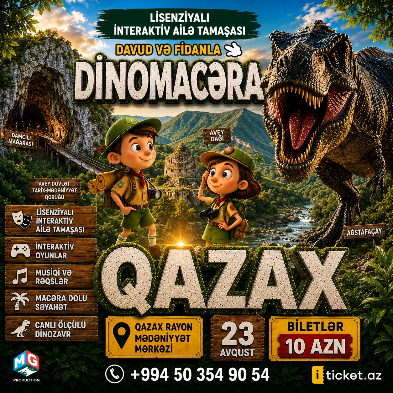 "Dino Ada" Davud və Fidanla - Qazax 23 avqust