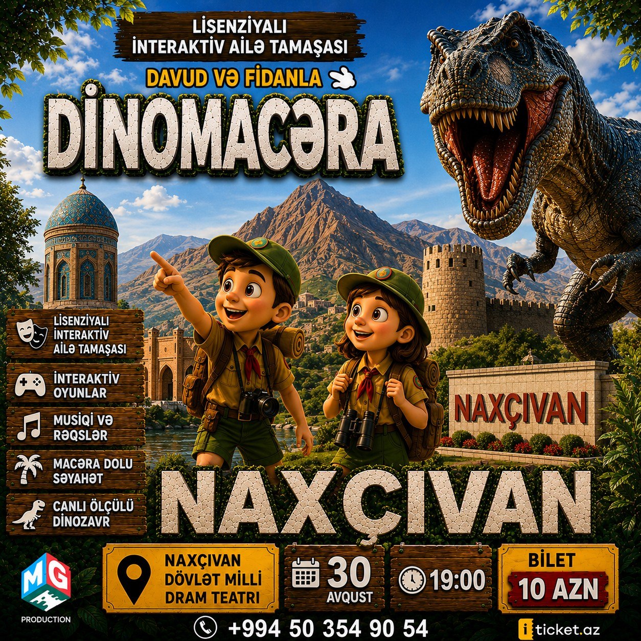 "Dino Ada" Davud və Fidanla - Naxçıvan 30 avqust